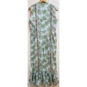 Coco Shop Women’s shirt Botanical drawstring sleeveless dress Maxi size Small